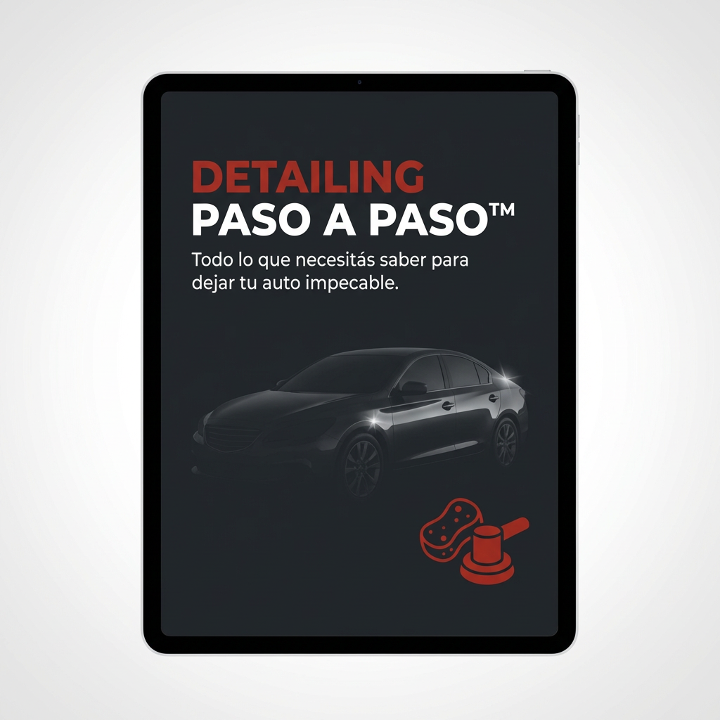 DETAILING PASO A PASO™: Curso con clases grabadas para empezar a trabajar como detailer.